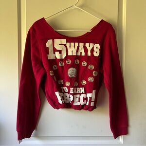 Red Alabama Graphic Sweatshirt 448